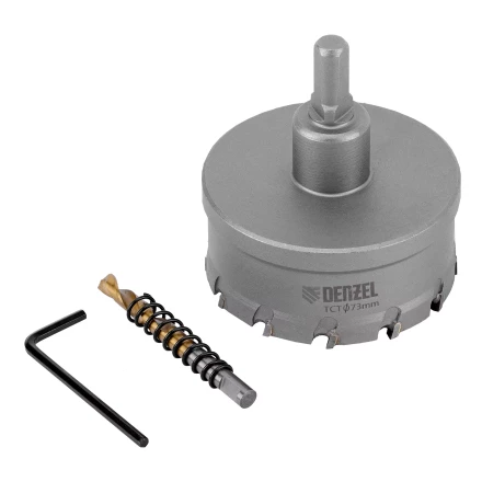 Коронка по металлу твердосплавная, 73 мм Denzel 724021 купить в Надыме