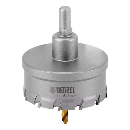 Коронка по металлу твердосплавная, 73 мм Denzel 724021 купить в Надыме