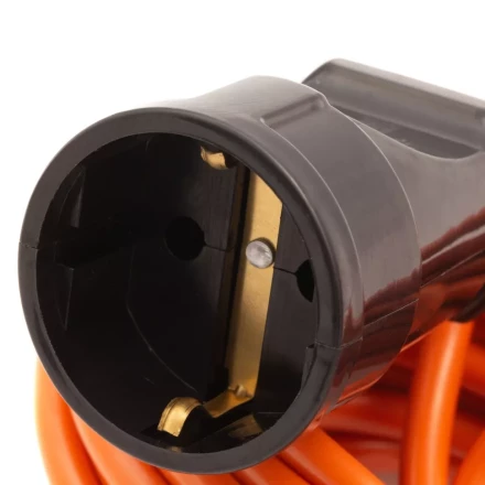 Удлинитель-шнур силовой Сибртех 20 м, 6А, тип УХз6, ПВС, 1 розетка без заземления 95812 купить в Надыме