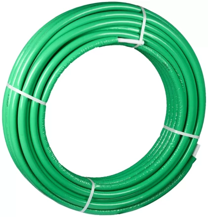 Труба металлопласт. ЗУБР "ШиреФит" с теплоиз., 32мм, толщ.стенки 3мм, мет. слоя 0,6мм, макс. давл. 10атм при 95°С, 25м 51457-32 купить в Надыме