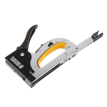 Степлер мебельный Denzel 40211, стальной корпус, быстрая загрузка, регул. силы удара, тип 53, 4-14 мм купить в Надыме