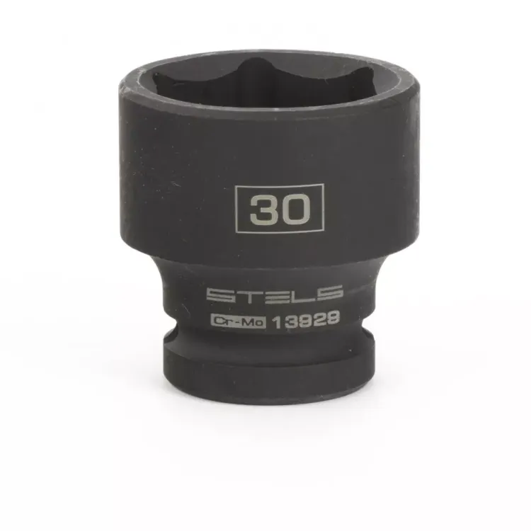 Головка ударная шестигранная 30 мм1/2" CrMo  Stels 13929 купить в Надыме