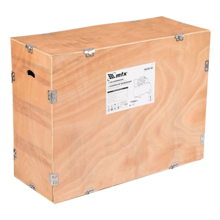 Компрессор воздушный MTX КК-2200/100, 2,2 кВт, 350 л/мин, 100 л, прямой привод, масляный купить в Надыме