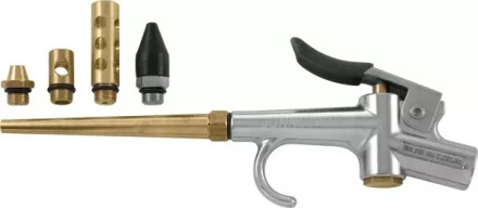 Пистолет продувочный  JAT-6904S с насадками 5 предметов  до 10 бар  Jonnesway 49737 купить в Надыме