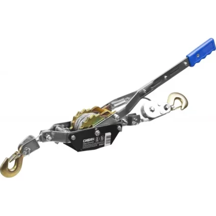 Лебедка ручная рычажная СИБИН, тросовая, 2т, 3м 43125-2 купить в Надыме