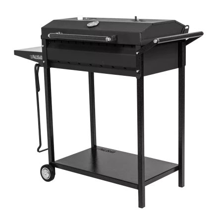 Мангал сварной на колесах Camping Palisad 69686, 662 х 390 х 152/805 мм, сталь 2 мм, кочерга в комплекте, купить в Надыме