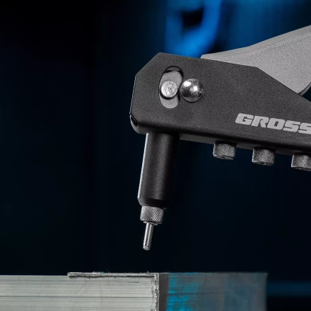 Заклепочник ручной Gross 40415, 260 мм, заклепки 2,4-3,2-4,0-4,8 мм купить в Надыме