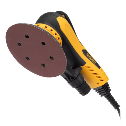 Машина шлифовальная орбитальная бесщет Denzel OS-150-BL 27606, 350 Вт, 4000-10000 об/мин купить в Надыме