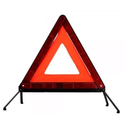 Знак аварийной остановки ЗУБР &quot;МАСТЕР&quot; в пластиковом футляре, платформа 95мм, высота 460мм 61155