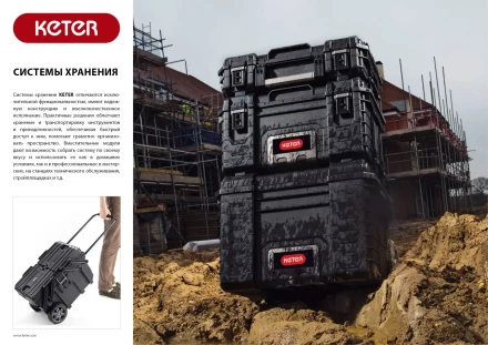 Тележка на колесах "GEAR CART", 22", KETER 38370 купить в Надыме