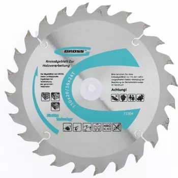 Пильный диск по дереву 130 x 20/16 x 24Т GROSS 73301