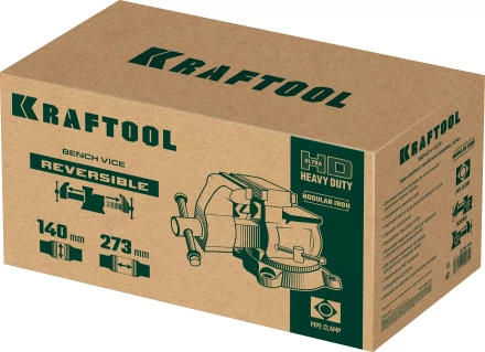 Тиски KRAFTOOL Reversible слесарные 32705-140 купить в Надыме
