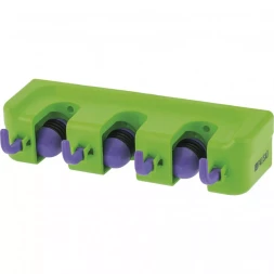 Настенный держатель для садового инструмента 3 ячейки 4 крюка Palisad 68301