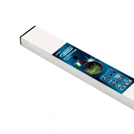 Уровень алюминиевый 1200 мм фрезерованный 3 глазка магнитный Gross 33674 купить в Надыме