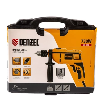 Дрель ударная ID-750 Denzel 26307 купить в Надыме