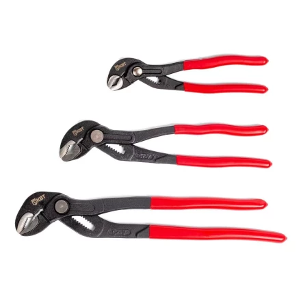 Набор переставных клещей КВТ НПК-03 с кнопочной фиксацией (85285) купить в Надыме