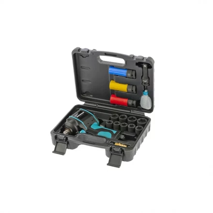 Гайковёрт пневматический ударный Gross Twin Hammer G985K2 с набором 17 предметов 57445 купить в Надыме