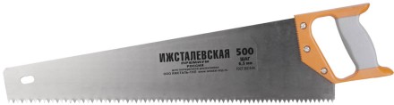 Ножовка &quot;ИЖ&quot; &quot;ПРЕМИУМ&quot; по дереву с двухкомпонентной пластиковой рукояткой, шаг 6,5мм, 500мм 1520-50-06_z01 купить в Надыме
