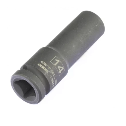 Головка ударная удлиненная шестигранная 14 мм 1/2" CrMo Stels 13941 купить в Надыме