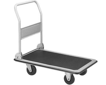 Тележка платформенная 800 кг TOR PH800 (1020х620) со складной ручкой (пластиковые колеса 125 мм) 1024685 купить в Надыме