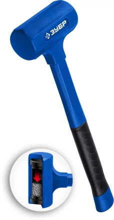 ЗУБР БМО, 42 мм, 450 г, безынерционный молоток, Профессионал (2049-450) купить в Надыме