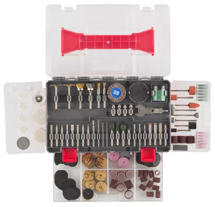 Набор мини-насадок ЗУБР для гравировальных машин, 349 предметов 35905-H349 купить в Надыме