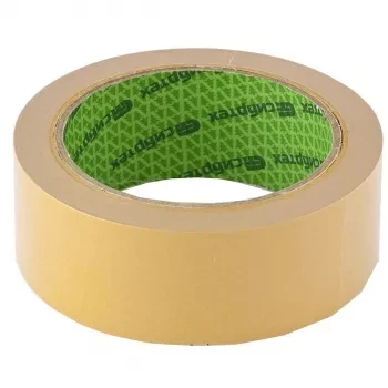 Лента клейкая двусторонняя 38 мм х 5 м на тканевой основе Сибртех 88710 купить в Надыме
