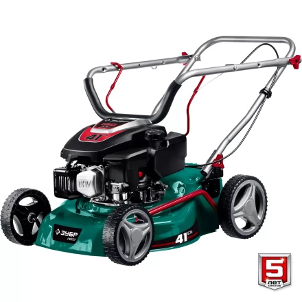 ЗУБР 410 мм, 3.5 л.с., бензиновая газонокосилка (ГБ-410) купить в Надыме