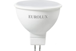 Лампа светодиодная EUROLUX LL-E-MR16-7W-230-4K-GU5.3 76/2/24