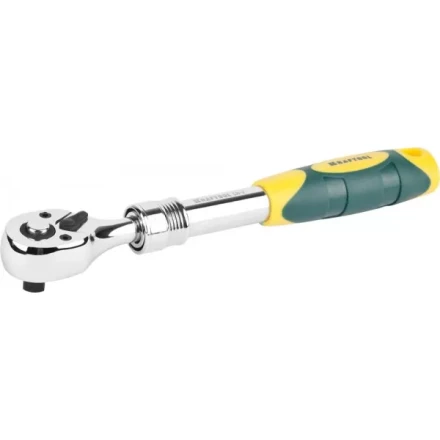 Трещотка для торцовых головок KRAFTOOL "PRO", телескопическая, Сr-V сталь, 72 зубца, 3/8" 27798-3/8 купить в Надыме