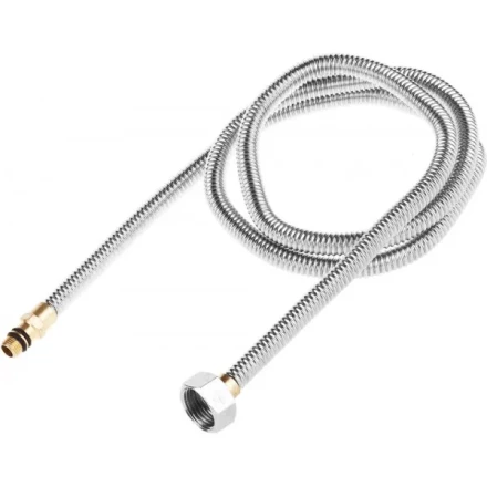 Подводка ЗУБР "ЭКСПЕРТ" сильфонная из нержавеющей стали, для смесителя, укороченная, г/ш (гайка-штуцер), 1/2", 1,2м 51012-120 купить в Надыме