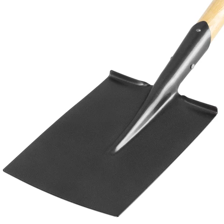 Лопата прямоугольная, 195х290х1150 мм, деревянный лакированный черенок Сибртех 61376 купить в Надыме