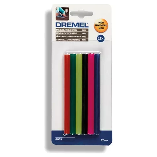 Клеевые стержни  цветные 7 мм DREMEL купить в Надыме
