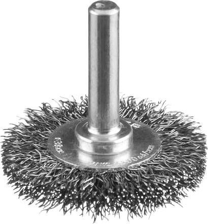 ЗУБР "ПРОФЕССИОНАЛ". Щетка дисковая для дрели, витая стальная проволока 0,3мм, 38мм 35198-038_z02 купить в Надыме