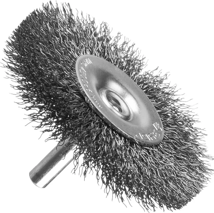 ЗУБР "ПРОФЕССИОНАЛ". Щетка дисковая для дрели, витая стальная проволока 0,3мм, 38мм 35198-038_z02 купить в Надыме