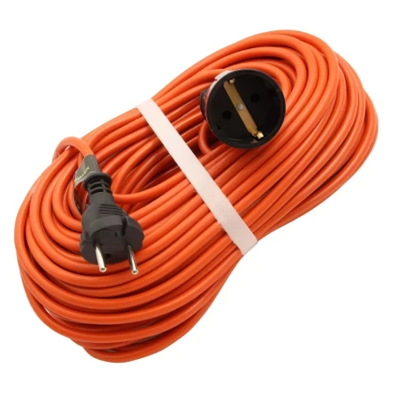 Удлинитель-шнур силовой Сибртех 30 м, 6А, тип УХз6, ПВС, 1 розетка без заземления 95813 купить в Надыме