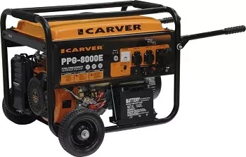 Генератор бензиновый CARVER PPG- 8000-Е-3 LT-190F купить в Надыме