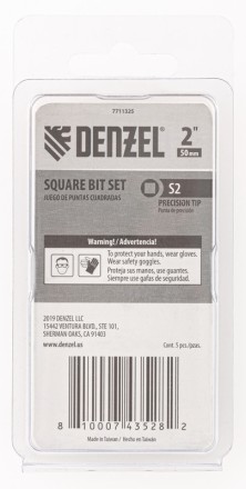 Бита S2x50, 5 шт. Denzel 7711325 купить в Надыме