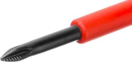 Отвертка KRAFTOOL, высоковольтная, Cr-Mo-V стержень, двухкомпонент. маслобензостойкая рукоятка, PH №0, 60мм 250084-0-060 купить в Надыме