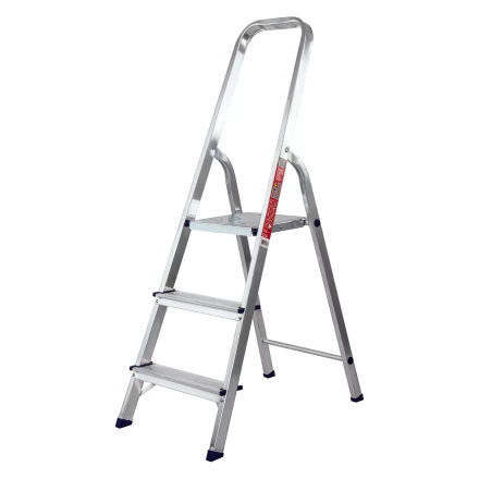 Стремянка усиленная MTX 9771277, 3 ступени, алюминиевая, Россия купить в Надыме