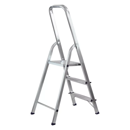 Стремянка усиленная MTX 9771277, 3 ступени, алюминиевая, Россия купить в Надыме