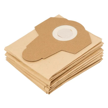 Комплект мешков одноразовых для пылесосов Denzel RVC20, RVC30, LVC20, LVC30, 5 шт. Denzel 28216 купить в Надыме