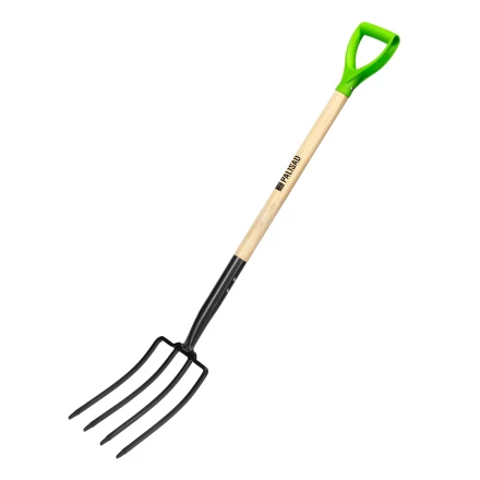 Вилы 4-рогие Palisad 61394, огородные, кованые, 195х295х1165 мм, деревянный лакированный черенок купить в Надыме