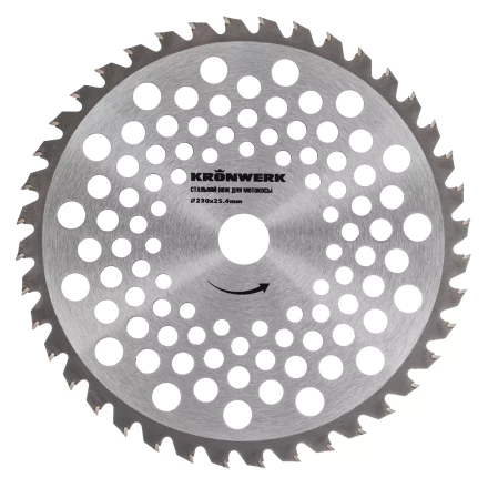 Нож для триммера 230х25,4, 40 зубьев Kronwerk 96343 купить в Надыме
