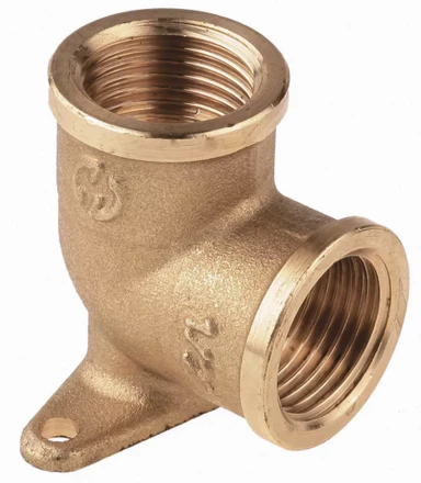 Уголок GENERAL FITTINGS с креплением к стене в двух точках, латунь, г/г, 1/2" 51076-G/G-1/2 купить в Надыме