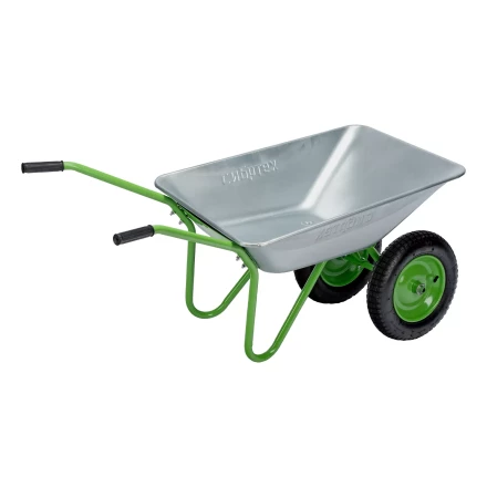 Тачка садовая Сибртех 689135, 2-х колесная, грузоподъемность 120 кг, объем 65 л купить в Надыме