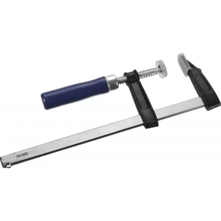 Струбцина DEXX, тип "F", деревянная ручка, стальная закаленная рейка, 50х200мм 3205-50-200 купить в Надыме