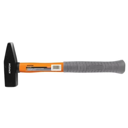 Молоток с фиберглассовой обрезиненной рукояткой  0,40кг   Кратон 2 15 01 006 купить в Надыме