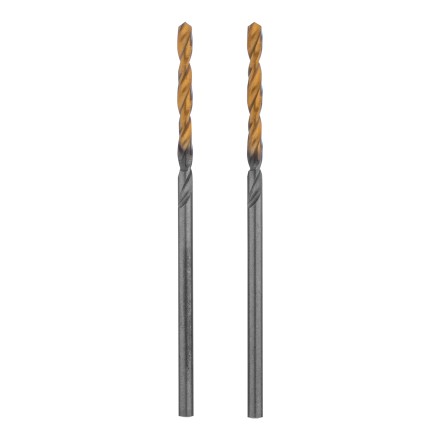 Сверло спиральное по металлу Denzel 2 x 49 мм, Р6М5, Golden Tip , 2шт., 718223 купить в Надыме