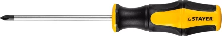 Отвертка STAYER "MASTER" "HERCULES", Сr-V, противоскользящая рукоятка, PH1x100мм 25052-1-10_z02 купить в Надыме